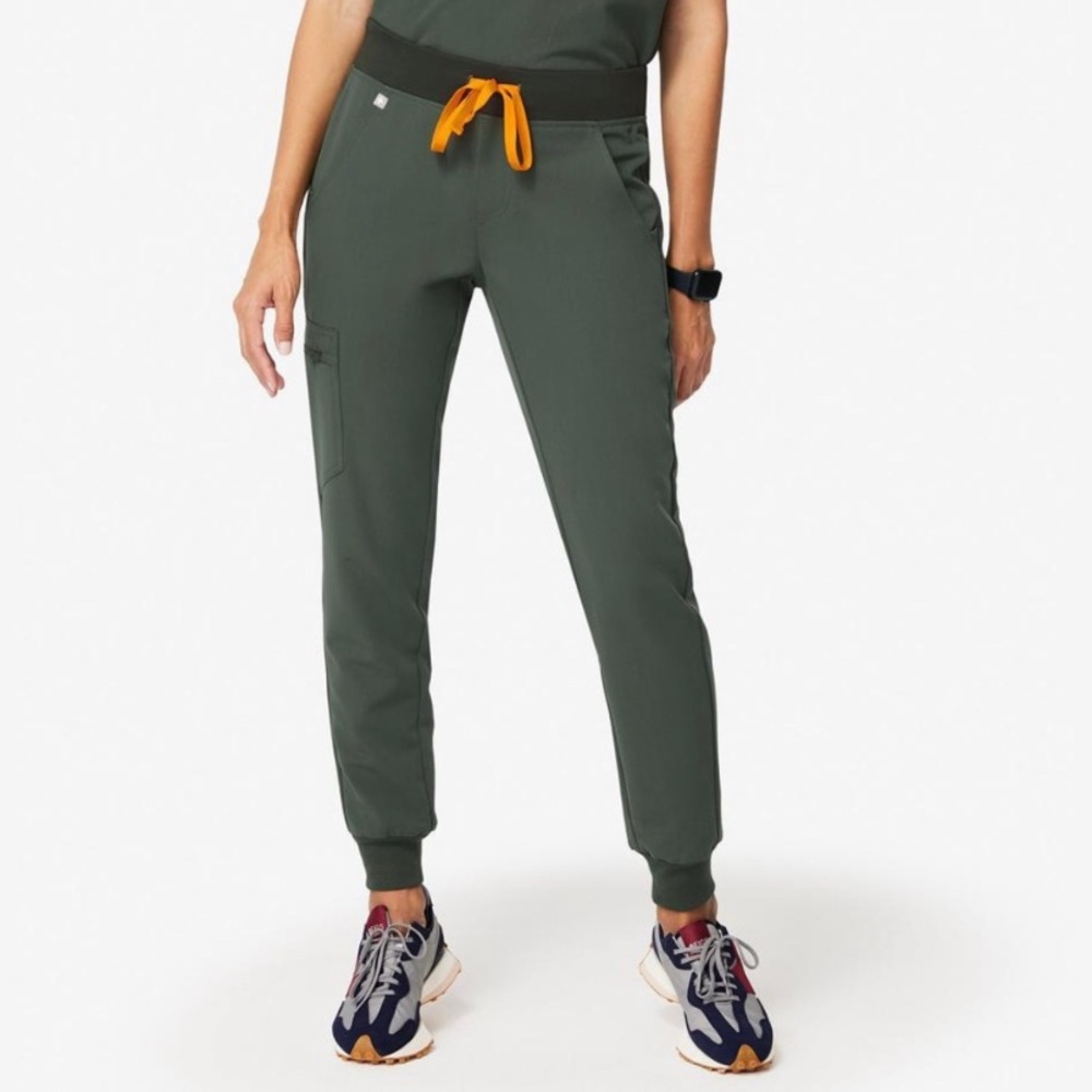 Figs Moss Green Zamora scrubs Large Regular